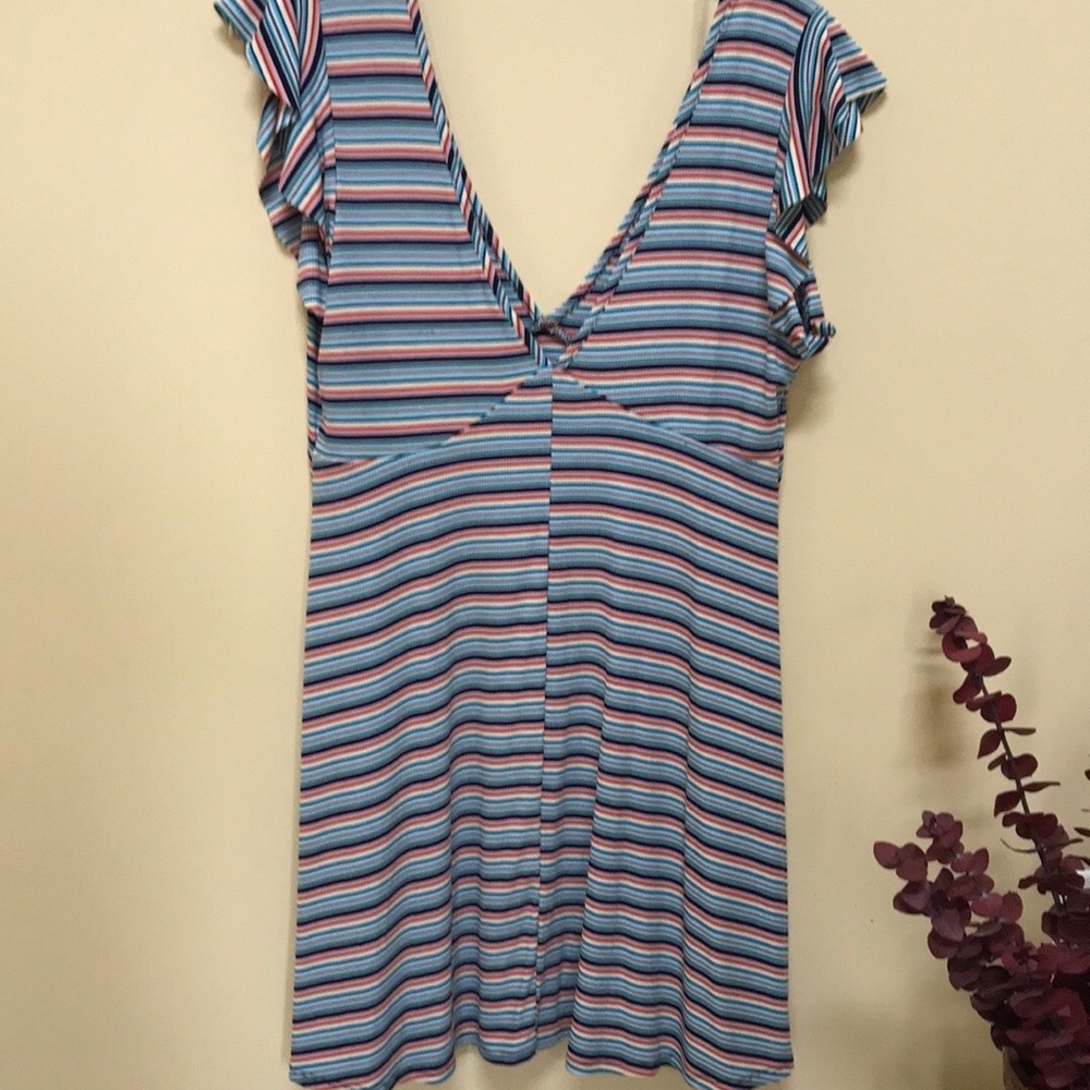 NWT Wild Fable ribbed striped dress